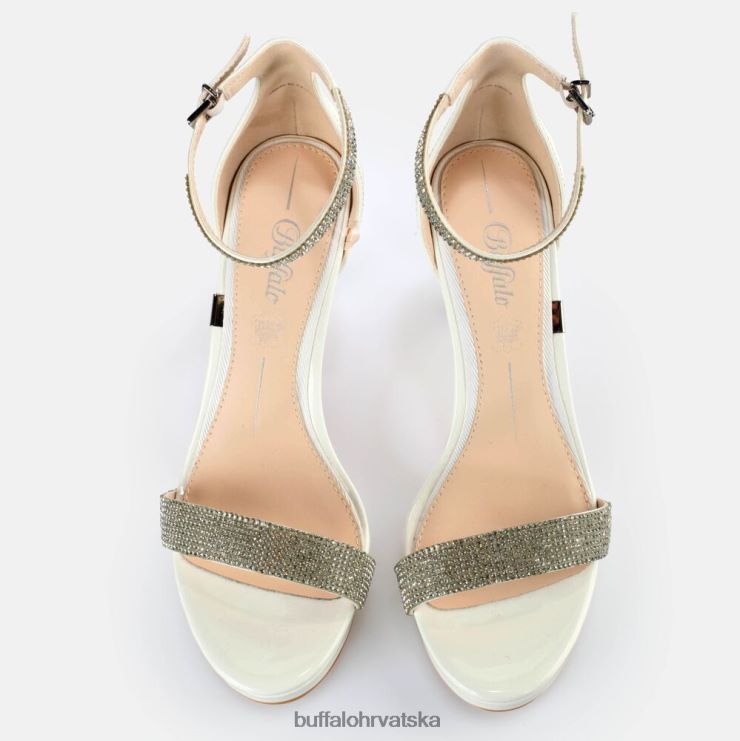 bijela Buffalo mary belle sandale na petu |sandale TDD6T355